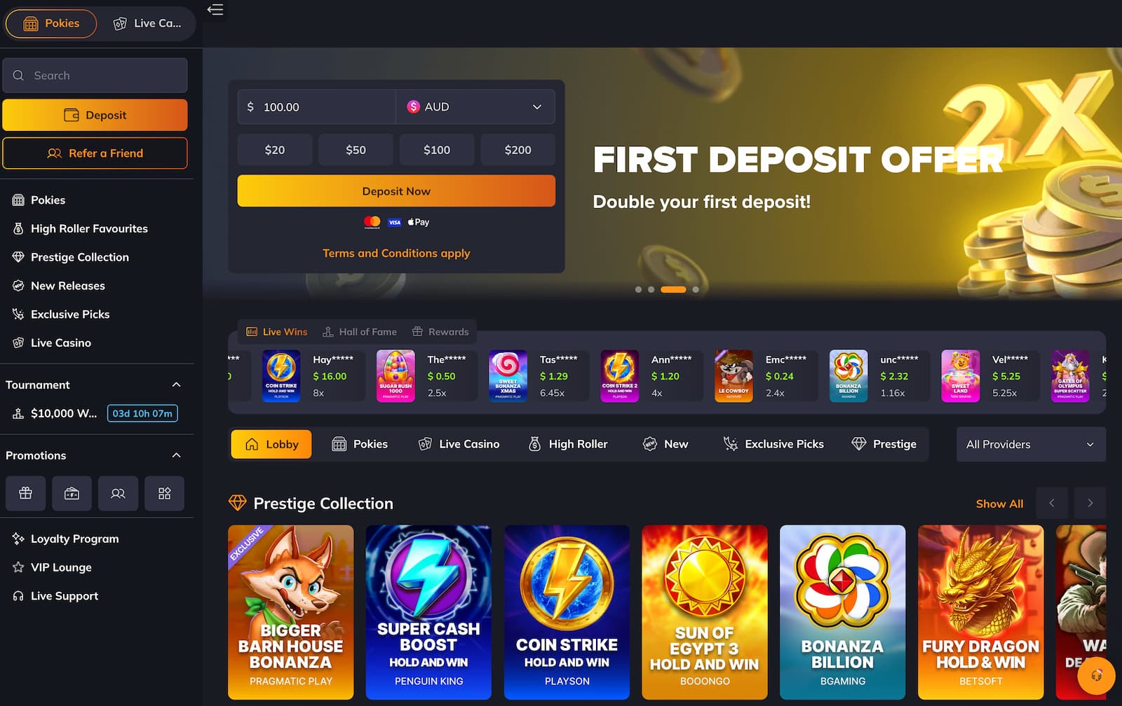 Vegastars Casino